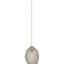 Light & Living - Hanglamp NOLA - Ø18x20cm - Brons