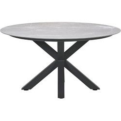 Lowland tafel - Ø150 cm - carbon black - Centostone sicilian grey