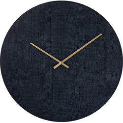 PTMD Emmett Klok - 71x2x71 cm - Ijzer - Zwart