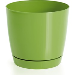 Prosperplast plantenpot/bloempot - kunststof - kiwi groen - D21 x H19 cm - Plantenpotten