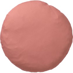 Dutch Decor SOL - Sierkussen rond outdoor Ø40 cm Muted Clay - waterafstotend en uv-bestendig - roze - Dutch Decor