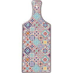Clayre & Eef Onderzetters Pannen 12x30 cm Blauw Keramiek
