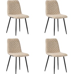 PoleWolf - Sunset chair - Latte - Set of 4 