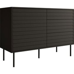 Meubella - Dressoir Cordoba - Zwart - 120 cm