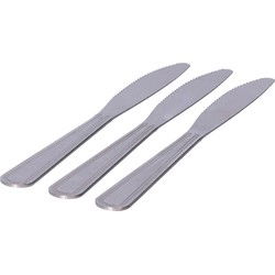 DID DInnermessen - 3x stuks - RVS - 22 cm - bestek - smeermessen - Messen