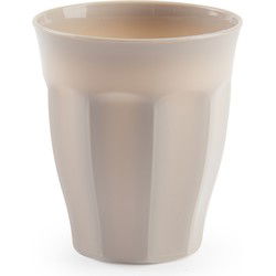 Plasticforte drinkglas - kunststof - beige - 250 ml - drinkglazen - Drinkglazen