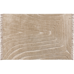 Beliani SAZOO - Gevlochten-Beige-Polyester