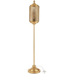 J-line - Lamp Op Voet Hoog Metaal Goud Small - 23.5x23.5x135cm