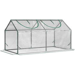 4goodz Foliekas met Venster, PVC Kweekkas 120x60x60 cm,