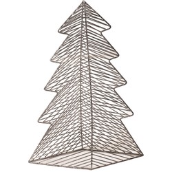 PTMD Christmas Iron Deco grey tree statue L