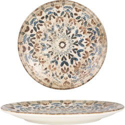 Rinart Dessertbord - Aztec - Porselein - 23 cm - set van 6