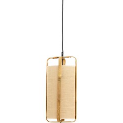 Light&living Hanglamp Ø32x60 cm SENDAI zand+bamboe naturel