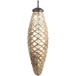 Clayre & Eef Kerstbal Goudkleurig Glas