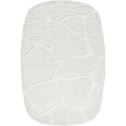 Vloerkleed Macy Creme - Rounded Corners 200 x 290 cm