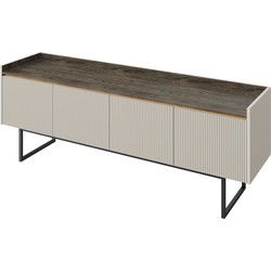 Meubella - TV-Meubel Linq - Beige - 166 cm