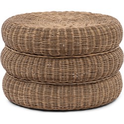 Riviera Maison Rustic Rattan Macaron Footstool