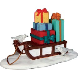 Sled with presents
