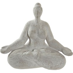 Items Home decoratie beeldje yoga dame - zittend - 27 x 15 x 24 cm - Beeldjes