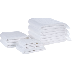 ATIU - Handdoek set van 9 - Wit - Katoen