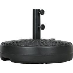 4goodz universele 51 cm Vulbare Parasolvoet 22-29 kg Zwart