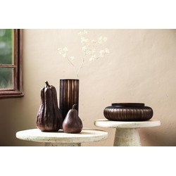 PTMD Deco Object Julija - 18x18x33 cm - Keramiek - Bruin