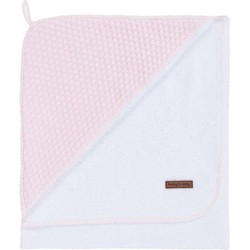 Baby's Only Baby badcape - Omslagdoek - Handdoek met capuchon Sun - Classic Roze/Baby Roze - 100x100 cm - Badstof