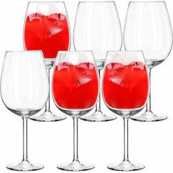 Royal Leerdam Wijnglazen Plaza - 6x stuks - glas - 330 ml - Wijnglazen