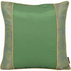 Luxury Green / Gold | 45 x 45 cm | Kussenhoes | Jacquard / Polyester