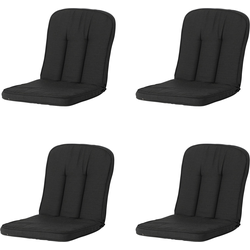 Madison -  Tuinkussen Classic/Bora/Antigua Hermitage Rib black - Ca. 94x48 cm - Set van 4