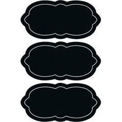 18x Krijtbord etiketten/stickers - herschrijfbaar - 7 x 3 cm - Weckpotten