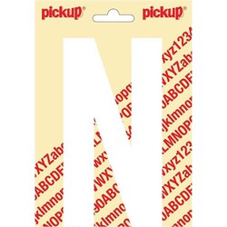 Plakletter Nobel Sticker letter N - Pickup