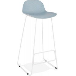 BABYLOS design barkruk 50x53x95 cm Blauw