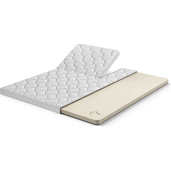 Luxe Nasa traagschuim split topper 11cm - 200x210 cm