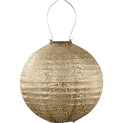 Lumiz Solar Buitenlampion - Bazaar Rond - 30 cm - Goud