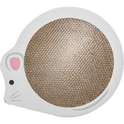 TRIXIE JUNIOR KRABMAT MUIS MET CATNIP WIT 35X29,5X2,5 CM