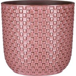 Mica Decorations Daan Bloempot - H20,5 x Ø21,5 cm - Lichtroze