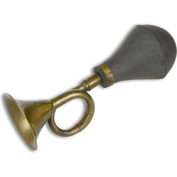 A SMALL BRASS TAXI HORN