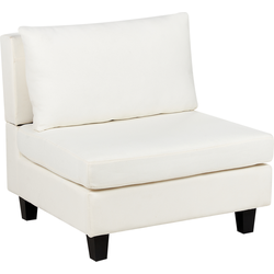 UNSTAD - Fauteuil - Gebroken wit - Polyester