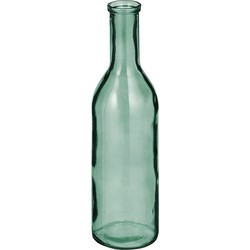 Mica Decorations Rioja Fles Vaas - H50 x Ø15 cm - Gerecycled Glas - Groen