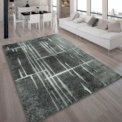 Laagpolig Vloerkleed - Eceria - Modern - Grijs - 200x280 cm
