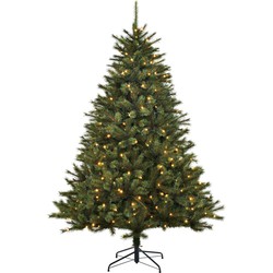 Toronto kunstkerstboom groen LED d130 h185 cm groen