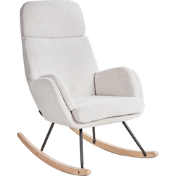 KVELIA - Schommelstoel - Wit - Polyester