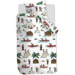 Beddinghouse Kids Wigwam - Dekbedovertrek - Eenpersoons - 140x200/220 cm + 1 kussensloop 60x70 cm - Multi