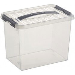 Sunware opbergbox - transparant - 9L - 30 x 20 x 22 cm - Opbergbox
