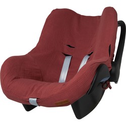 Baby's Only Baby autostoelhoes Maxi Cosi 0+ Breeze - Stone Red - 100% katoen - Geschikt voor 3-puntsgordel
