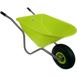 Kinderkruiwagen lime/grijs metaal/kunststof