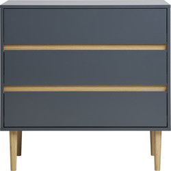 Dressoir Donkergrijs MDF - 80x40x80cm - Bisley