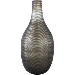 PTMD Vaas Elichi - 18x18x38 cm - Glas - Bruin