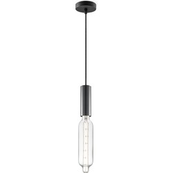 Home sweet home hanglamp Saga zwart Tube - helder