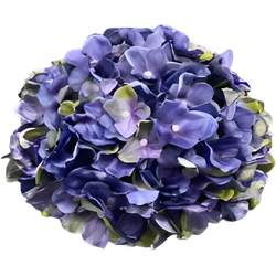 Kunst hortensia tak paars groen 92 cm